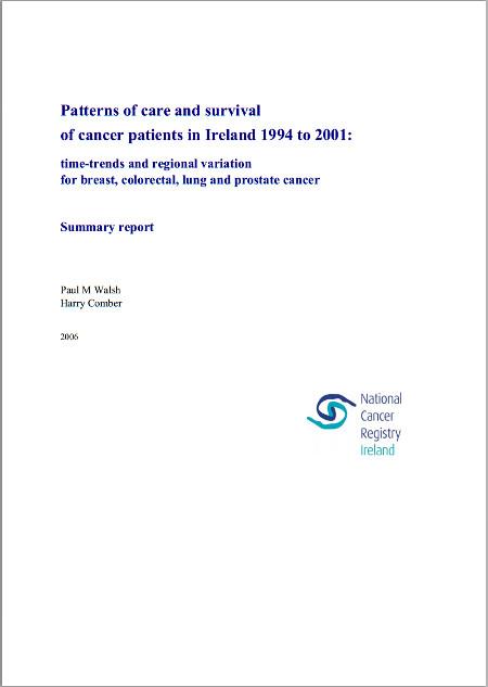 Patterns of care and survival of cancer patients in Ireland 1994 to 2001