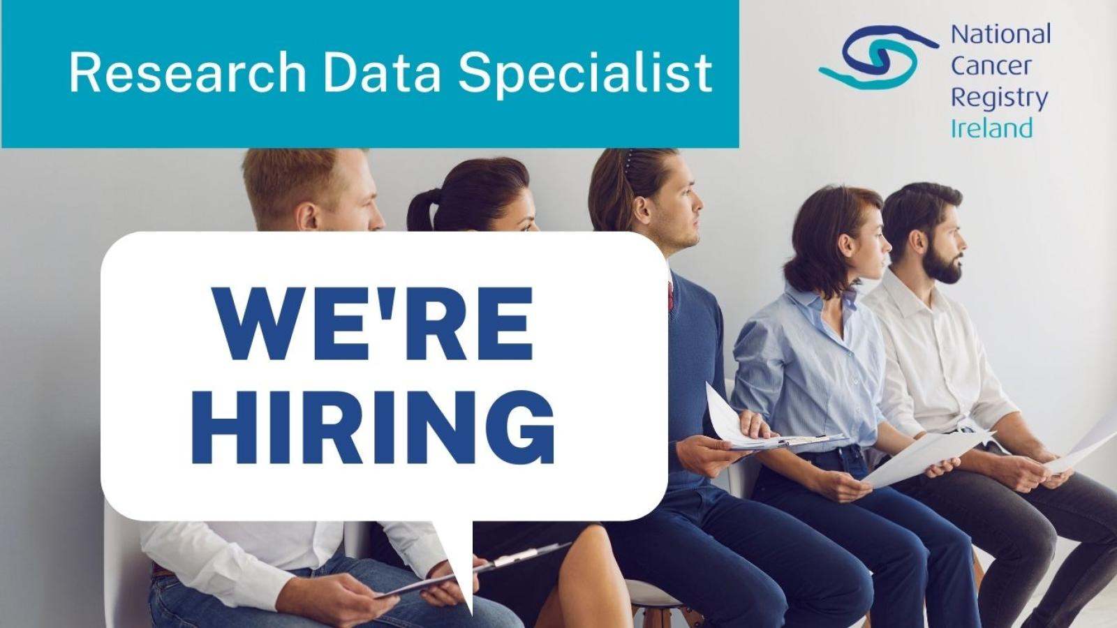 We're Hiring Research Data Specialist
