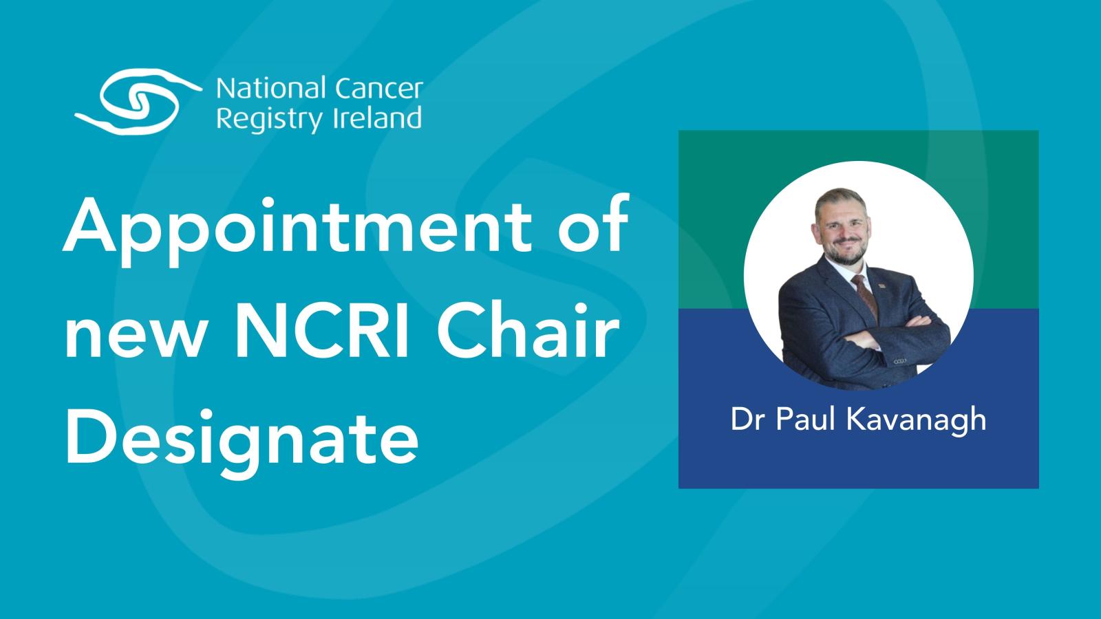 Chair Designate announcment