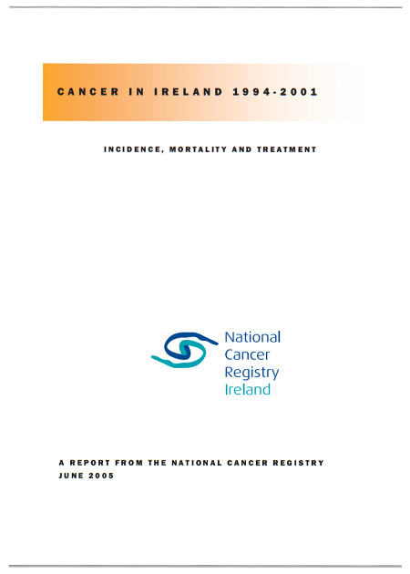 Cancer in Ireland 1994 to 2001