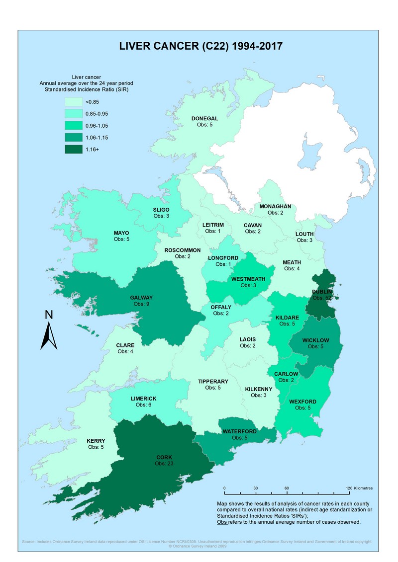 Liver 1994-2017 annual average