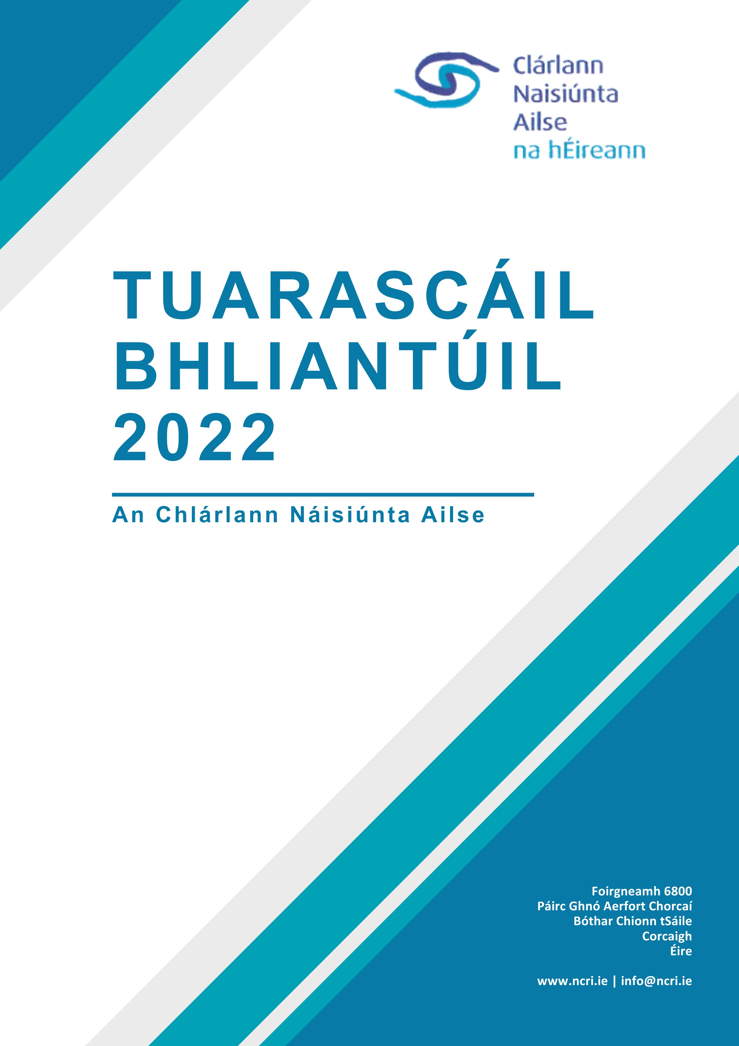 NCRI Tuarascáil Bhliantúil Agus Cuntais 2022