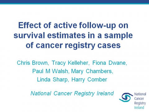 Image for Effect of active follow-up on survival estimates in a sample of cancer registry cases