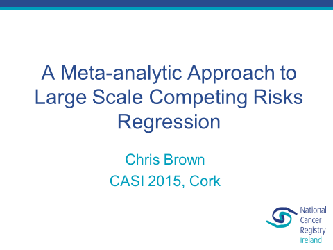 Image for A meta-analytic approach to large scale competing risks regression