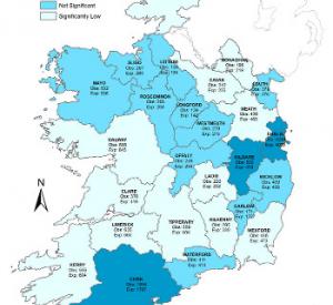 Image for Cancer rates mapped