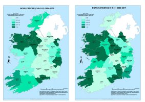 Bone cancer 1994-2005 & 2006-2017 annual average