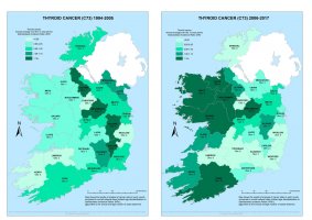 Thyroid 1994-2005 & 2006-2017 annual average